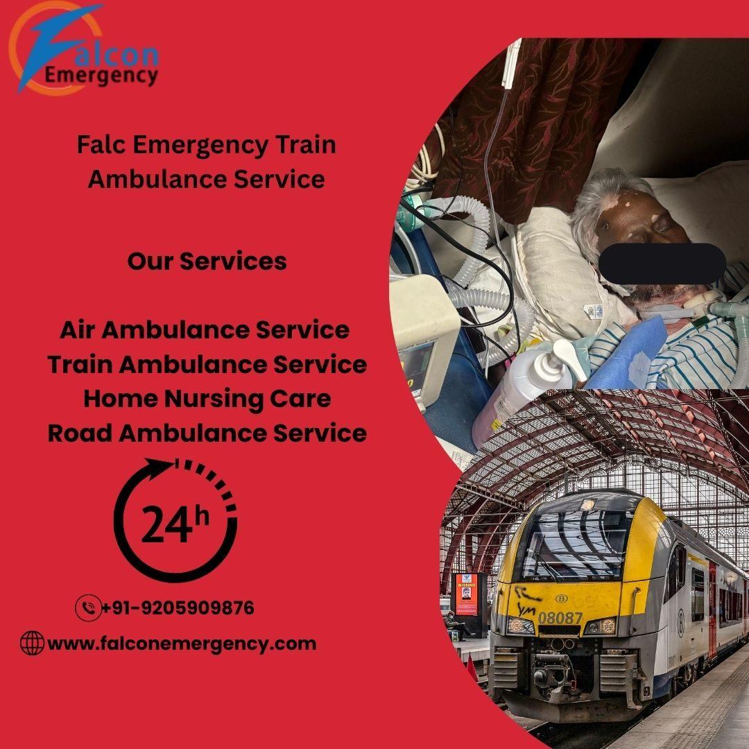 Falc Emergency Train Ambulance in Patna is seen as a reliable patient transfer