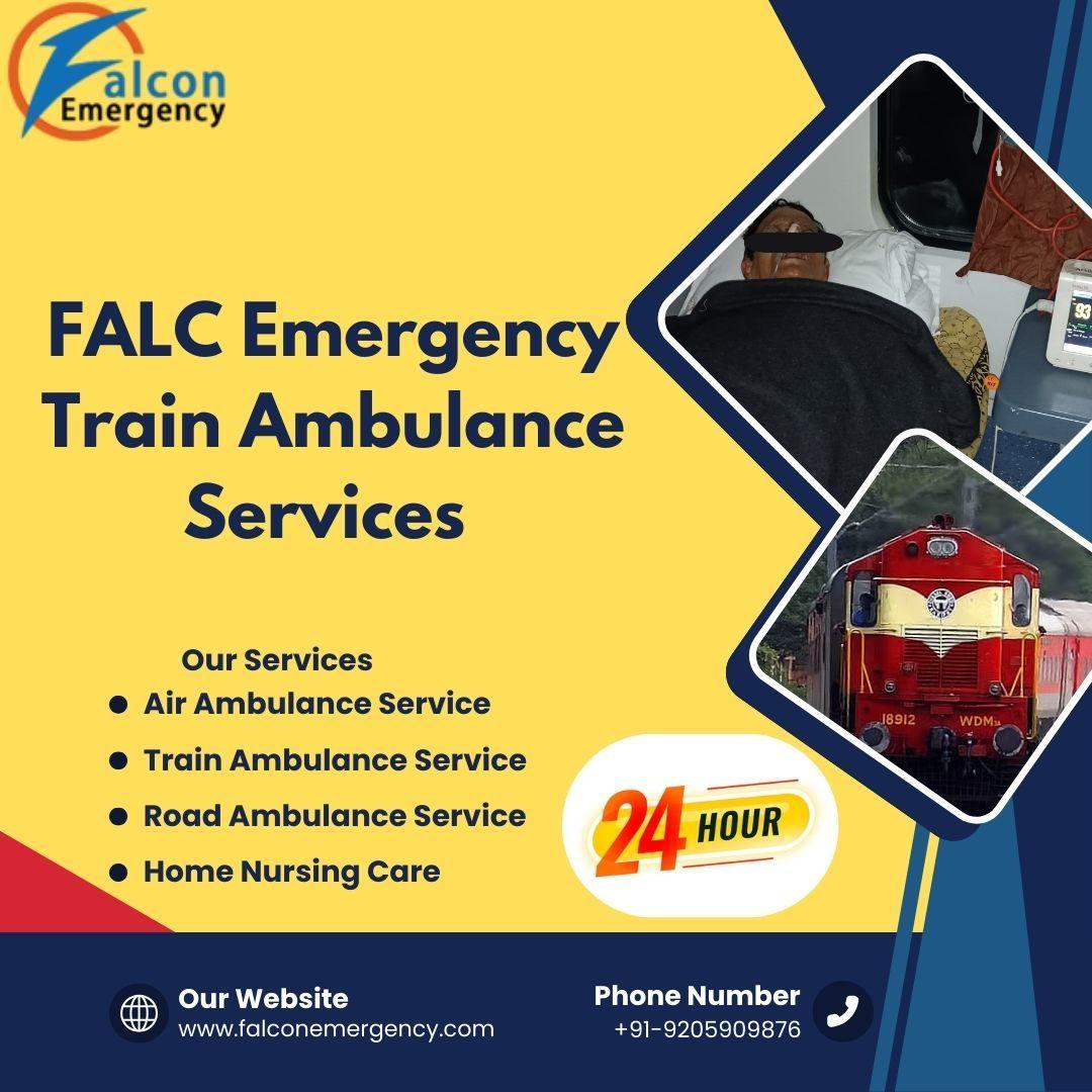 Falc Train Ambulance in Ranchi Provides Safe Supportive Medical Transportation 