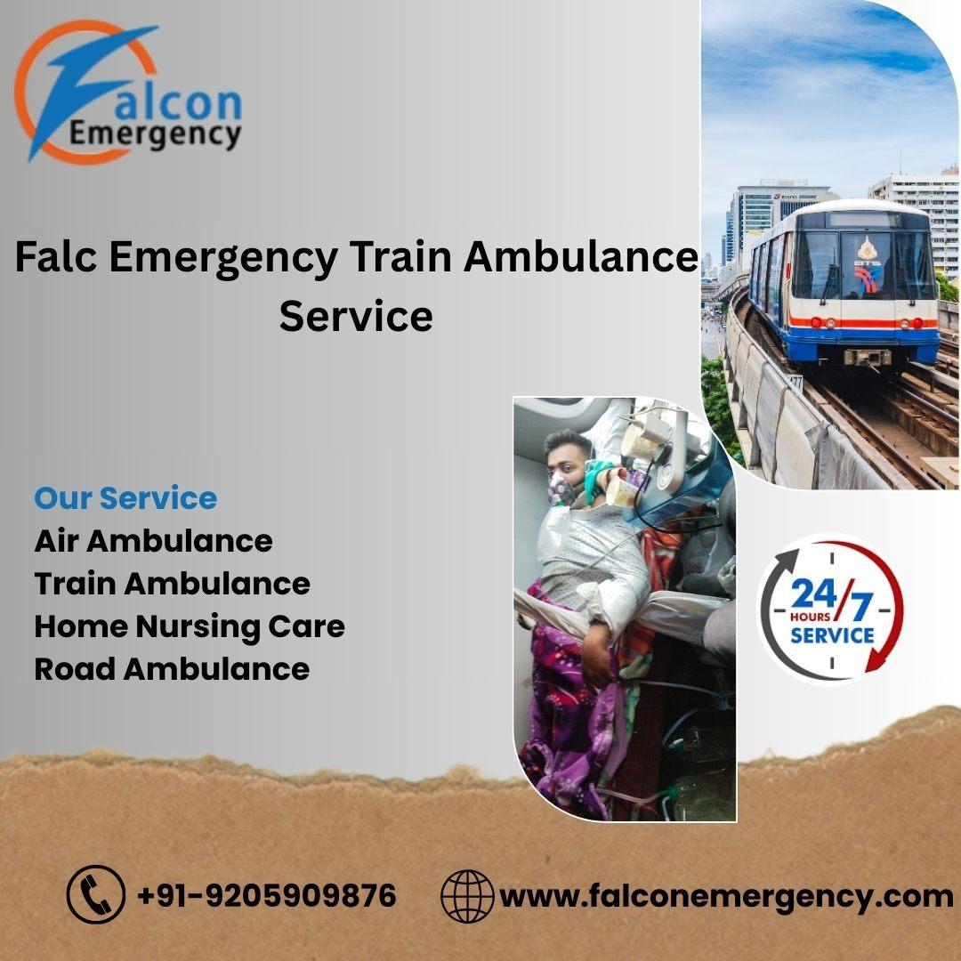 Get best care on a moving train with Falc Emergency Train Ambulance in Guwahati