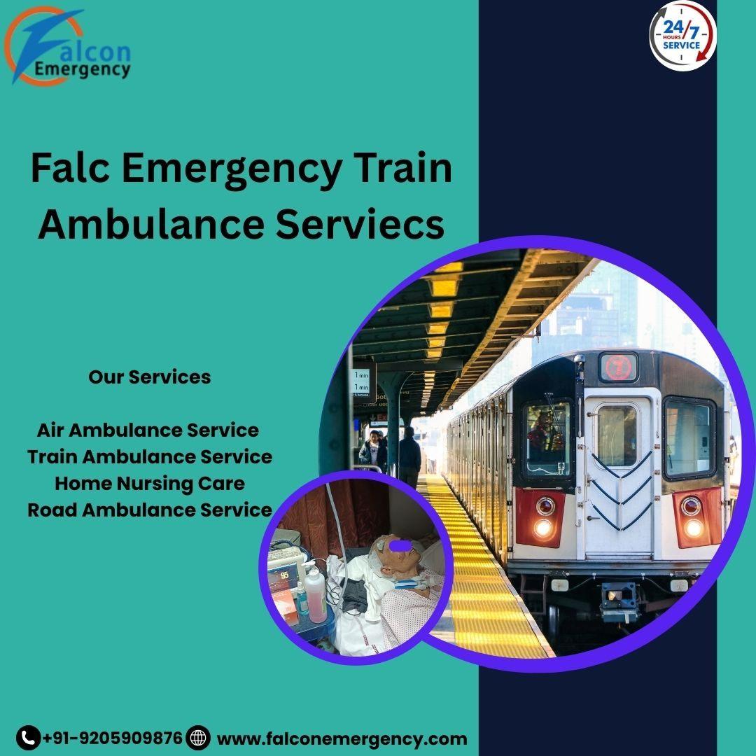 A falc train ambulance in Bangalore was rushed to hospital in better condition