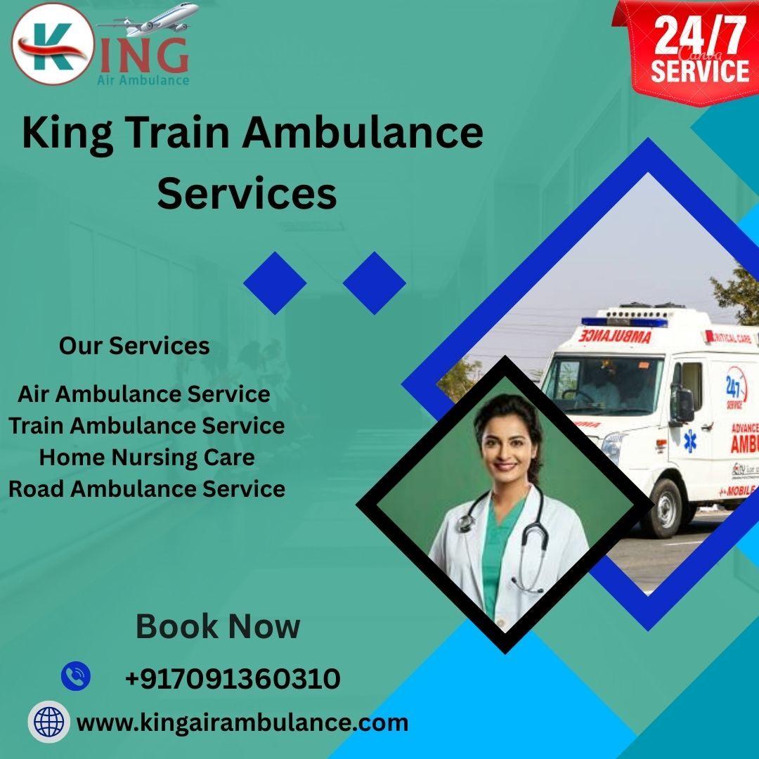 Get Safest Medical Shifting with Comfort by King Train Ambulance in Gorakhpur 