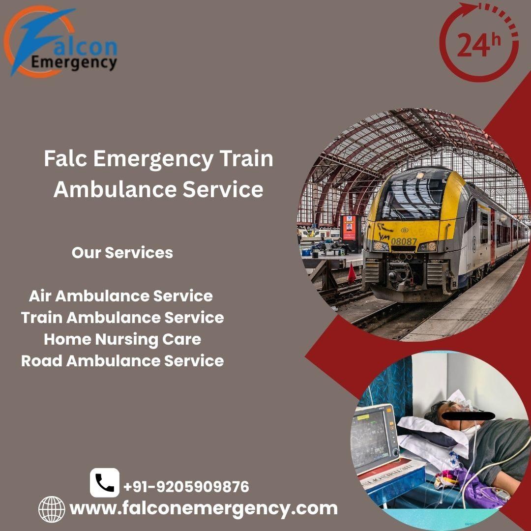 Falc emergency train ambulance in Dibrugarh provides best care on a moving train