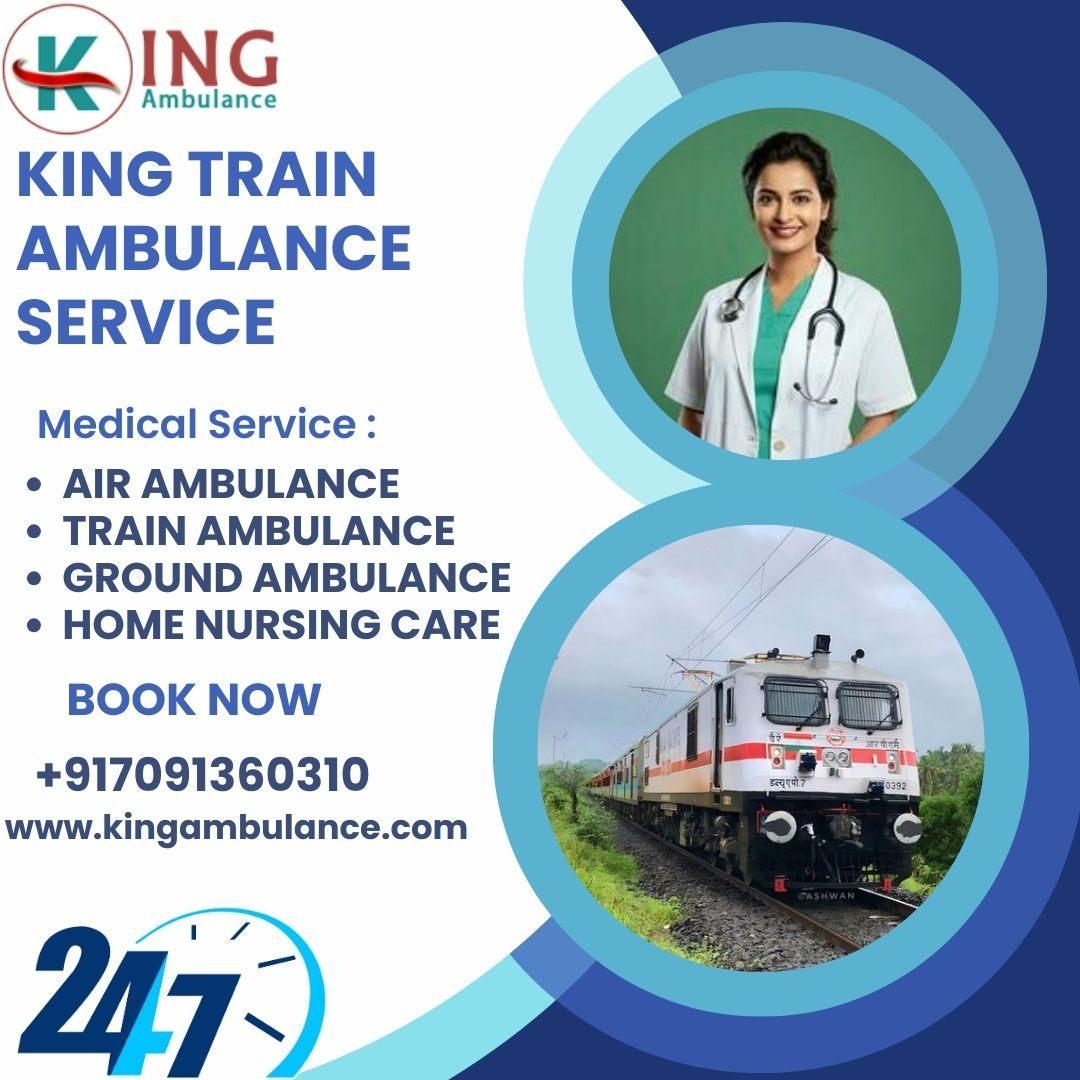 King Train Ambulance Service in Bangalore deliver the Patient in a Safe