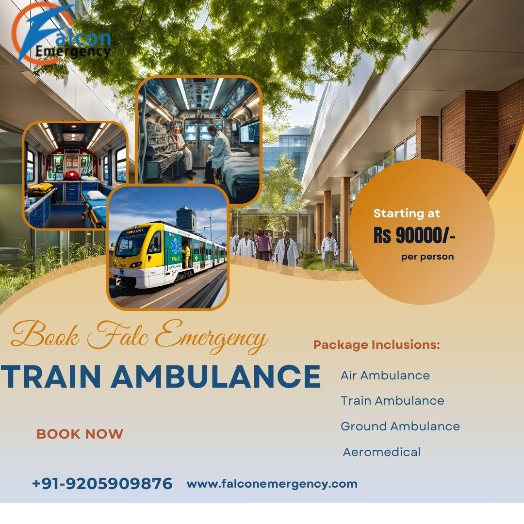 Falc Emergency Train Ambulance in Varanasi provides prompt service to patients