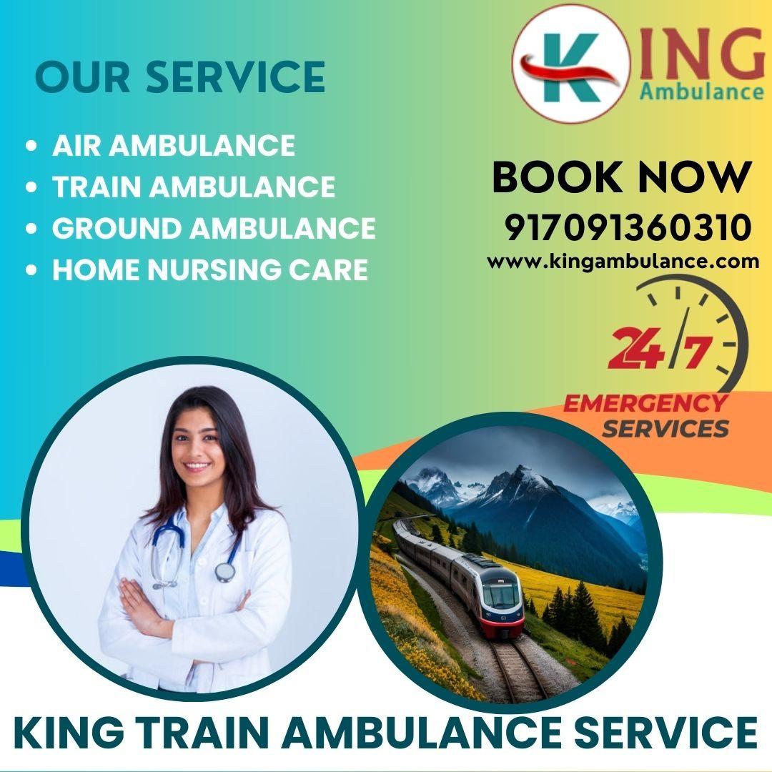 King Train Ambulance Service in Guwahati provides treatment to patients 