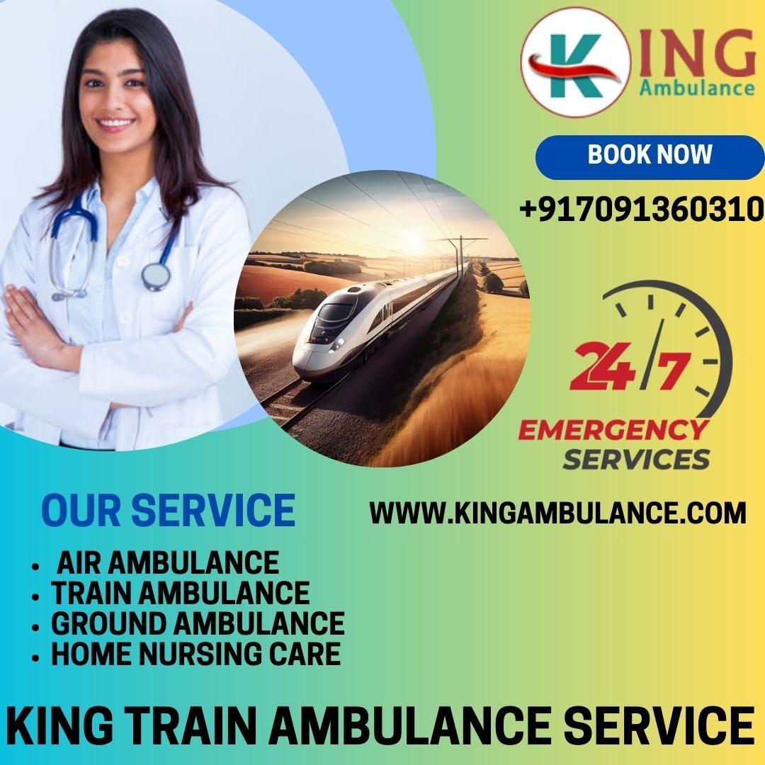 King Train Ambulance has everything a patient needs during transfer in Ranchi