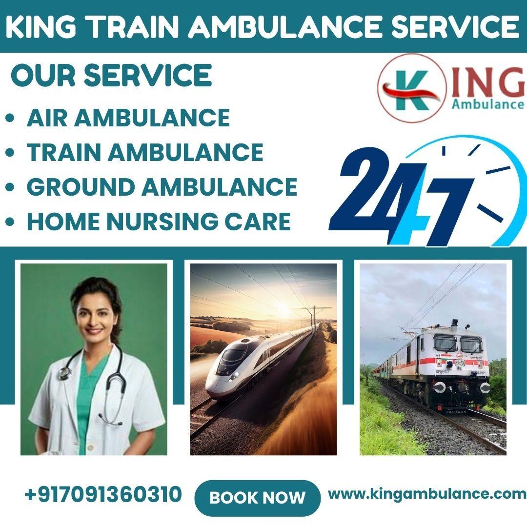 King Train Ambulance in Ranchi Make Coach Reservations on High-Speed Trains