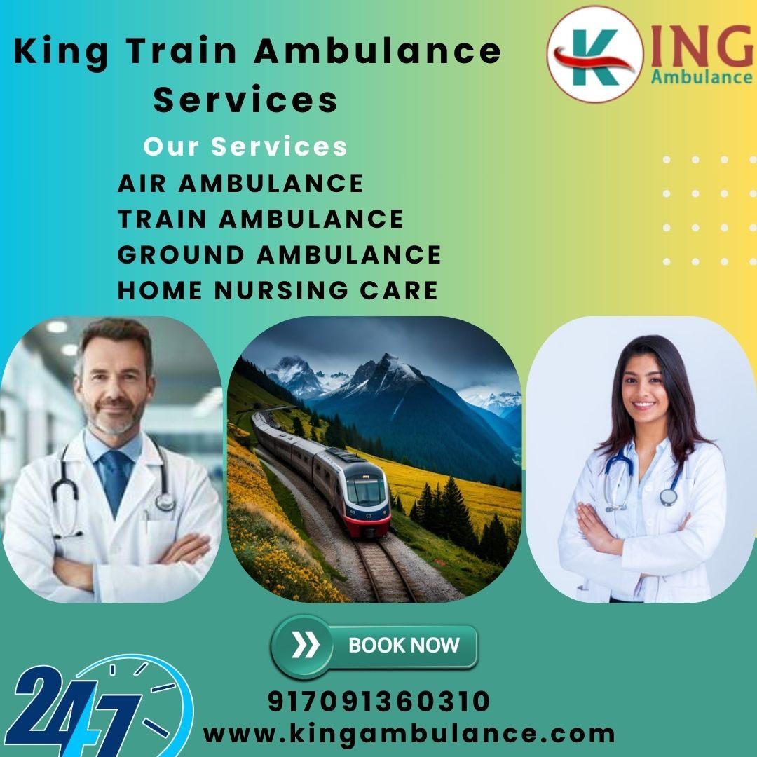 King Train Ambulance Service in Chennai provides the fastest medical care