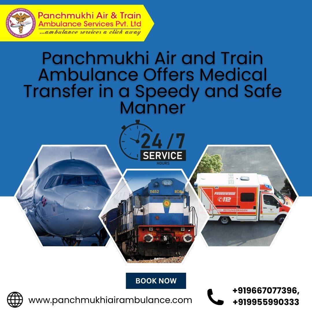 Panchmukhi Train Ambulance in Patna Ensures the Presence of a Skilled Team