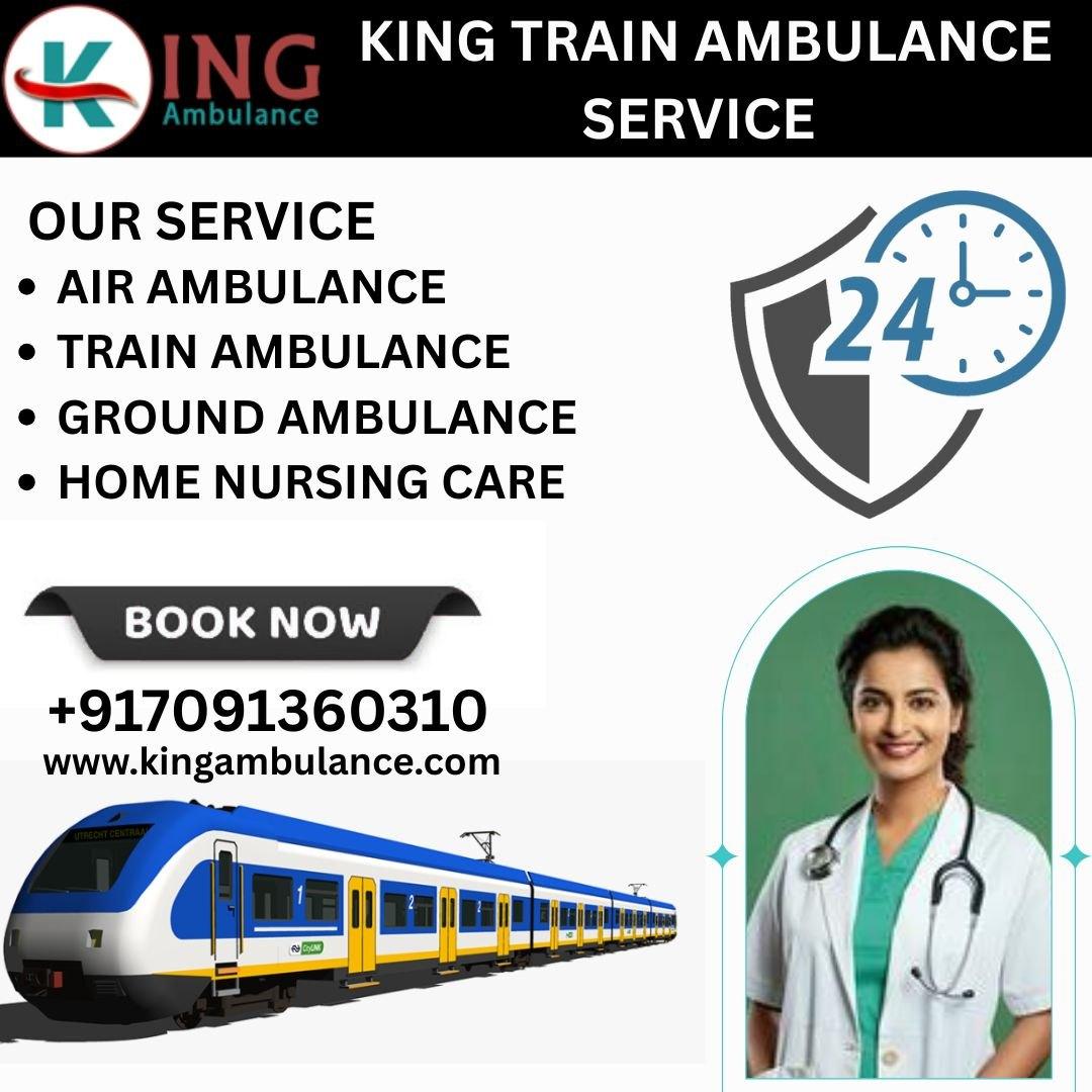  King Train Ambulance in Kolkata is Available On-time for the Patients