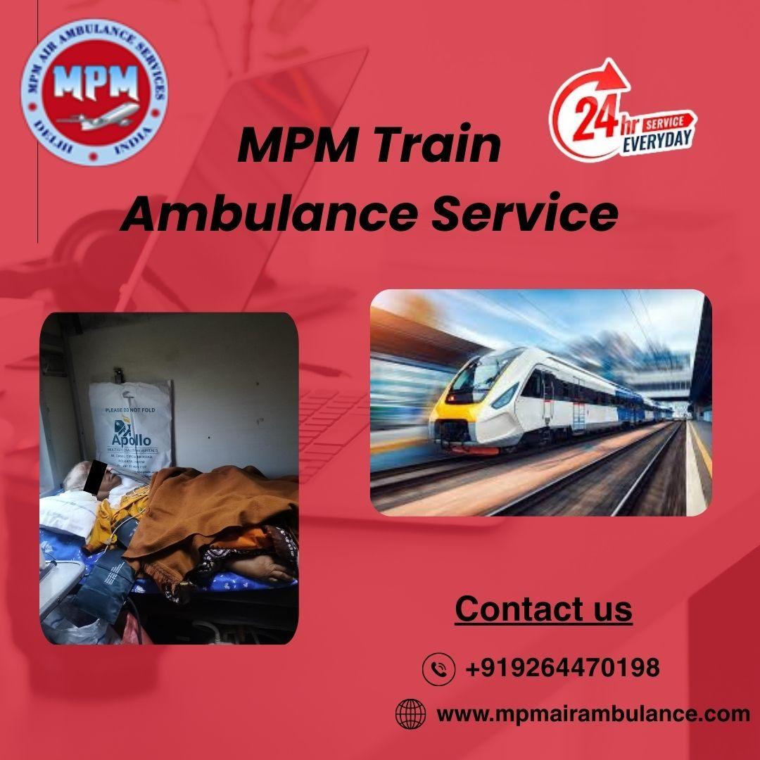 In Bangalore, MPM Train Ambulance Offers a Dependable and Prompt Relocation 