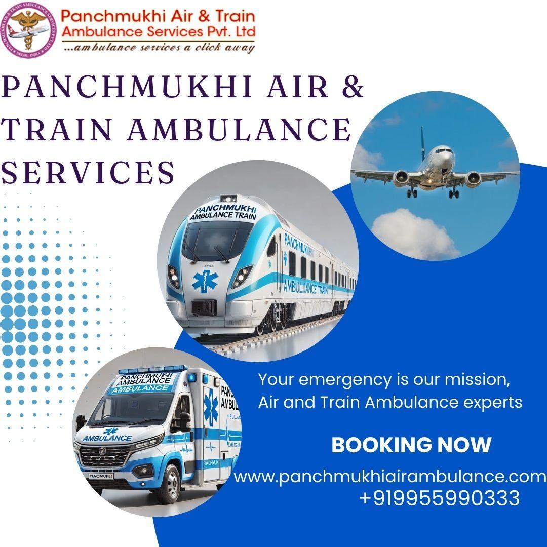 Emergency services are provided by Panchmukhi Train Ambulance in Patna