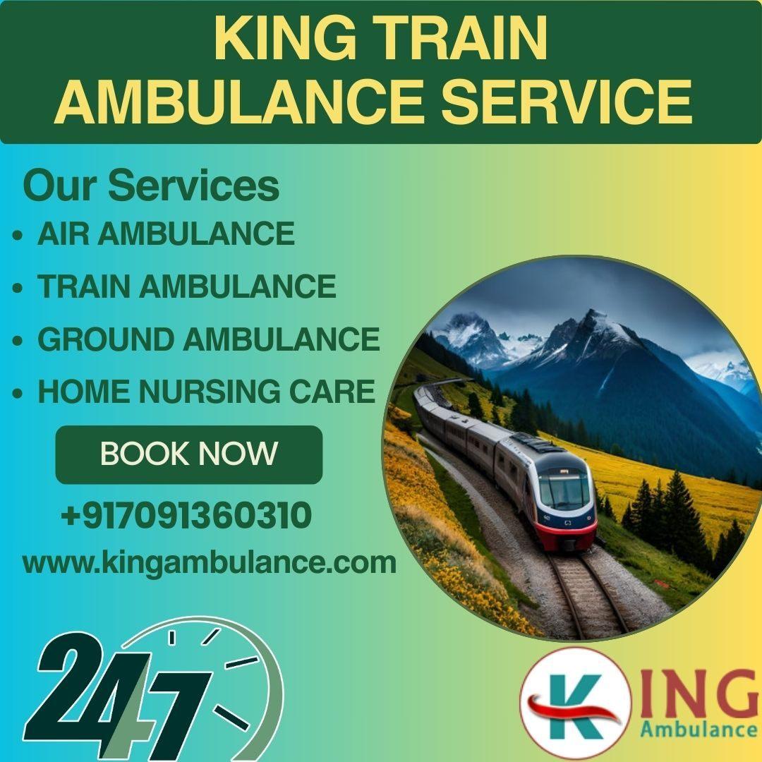 King Train Ambulance Service in Ranchi which treats the patients 