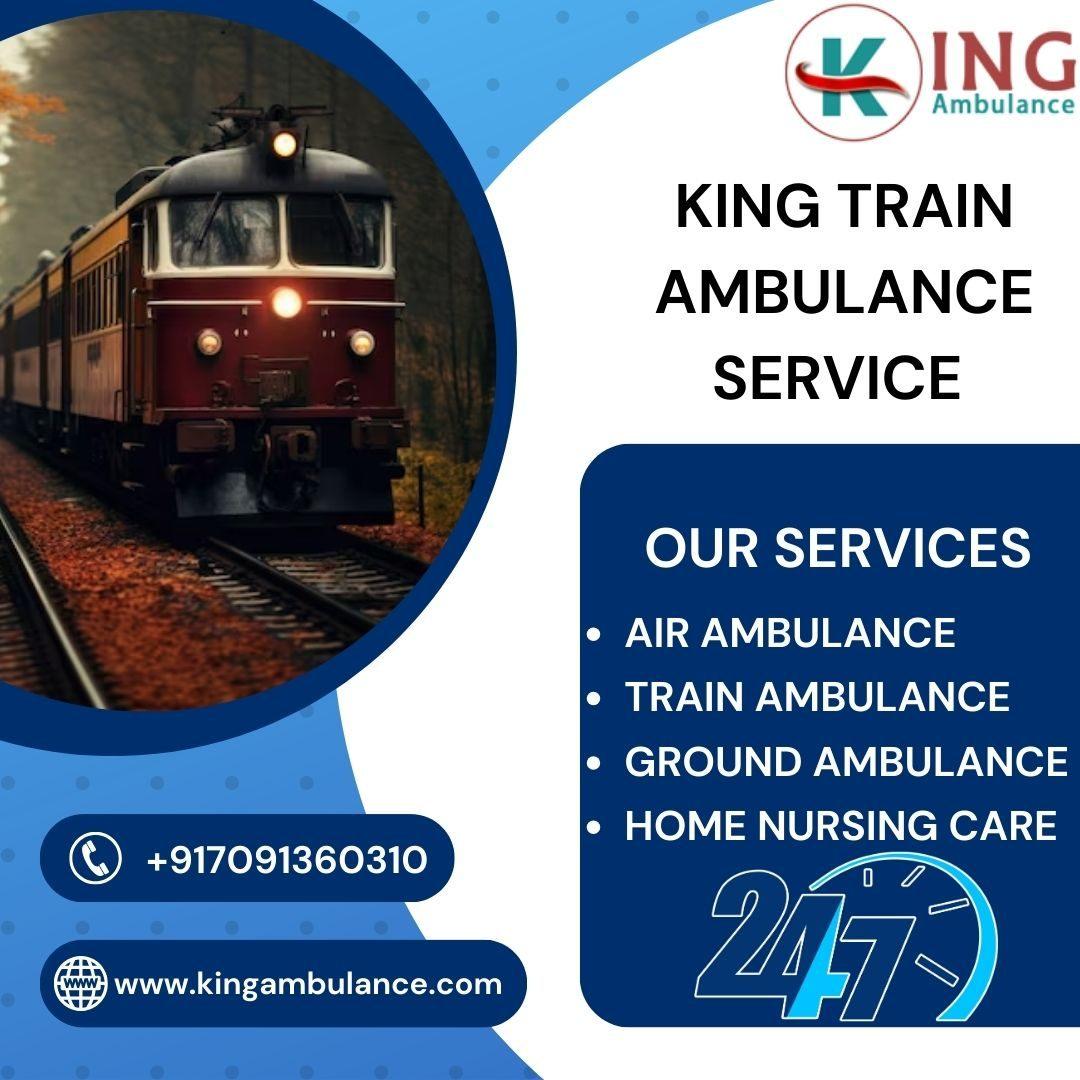 King Train Ambulance Service in Patna has ICU facility