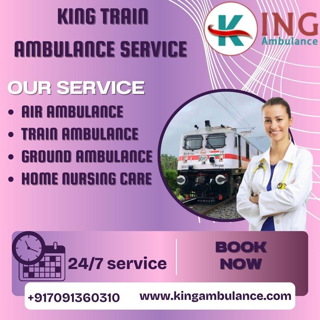 King Train Ambulance Service in Mumbai transfers patients in the fastest 