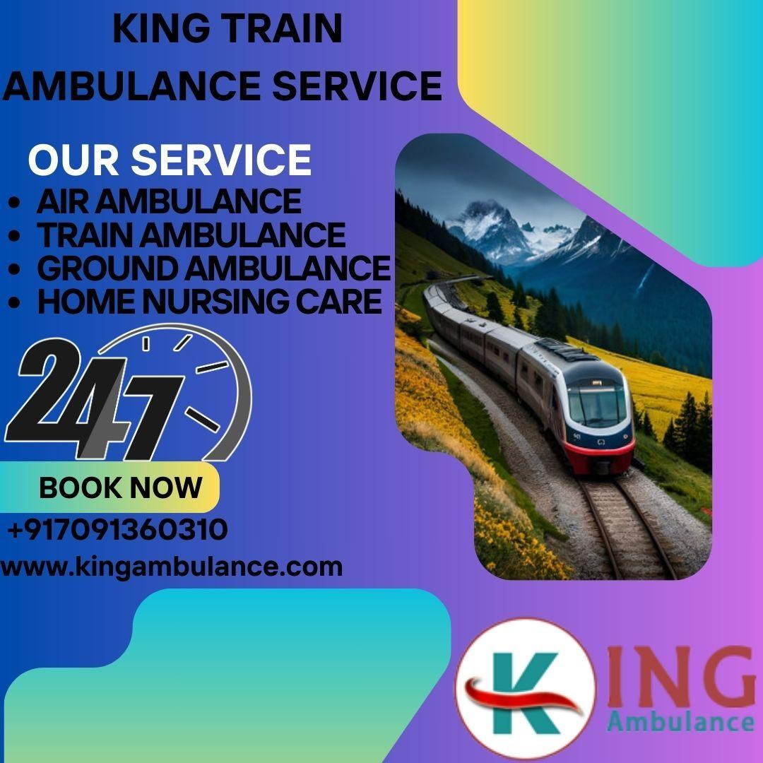 King Train Ambulance Service in Ranchi which provides good care 