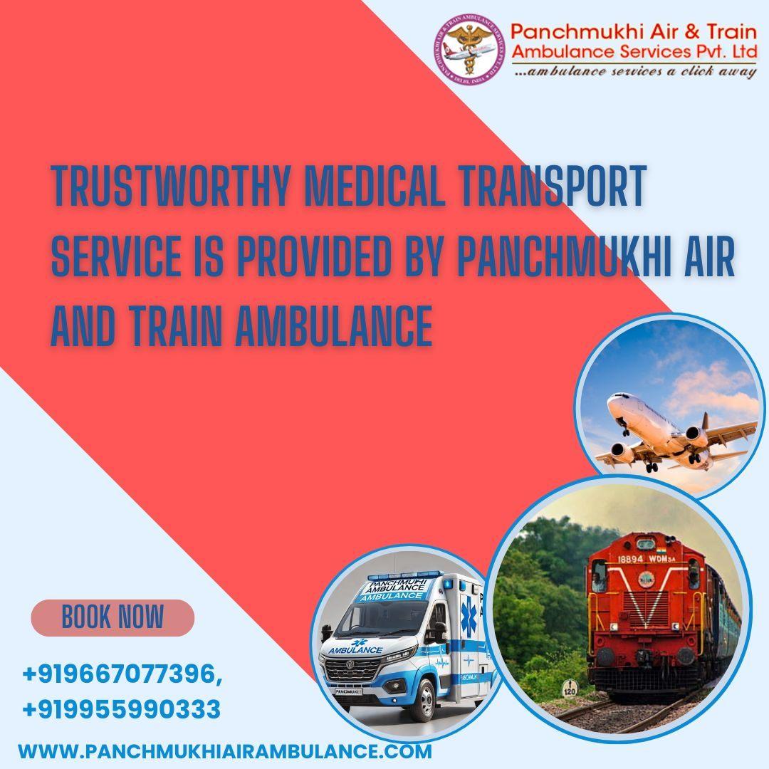 Hire Panchmukhi Train Ambulance Services in Chennai to receive quality care