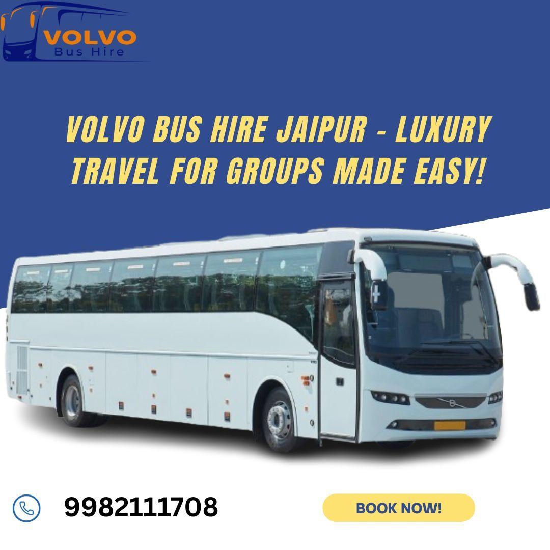 Best Volvo Bus Hire Services in Jaipur  Book Now