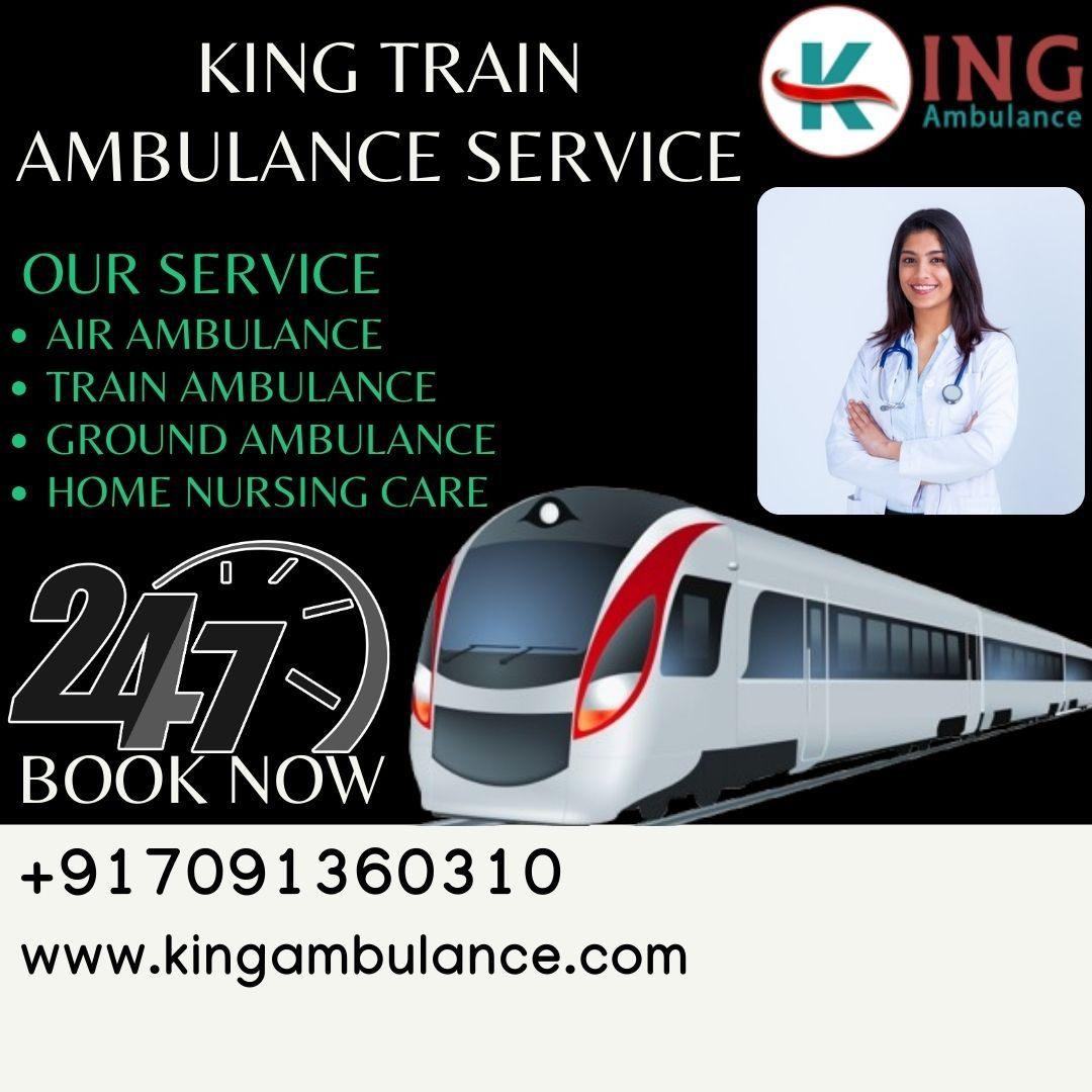 King Train Ambulance Service in Bangalore gives your loved one a great medical 