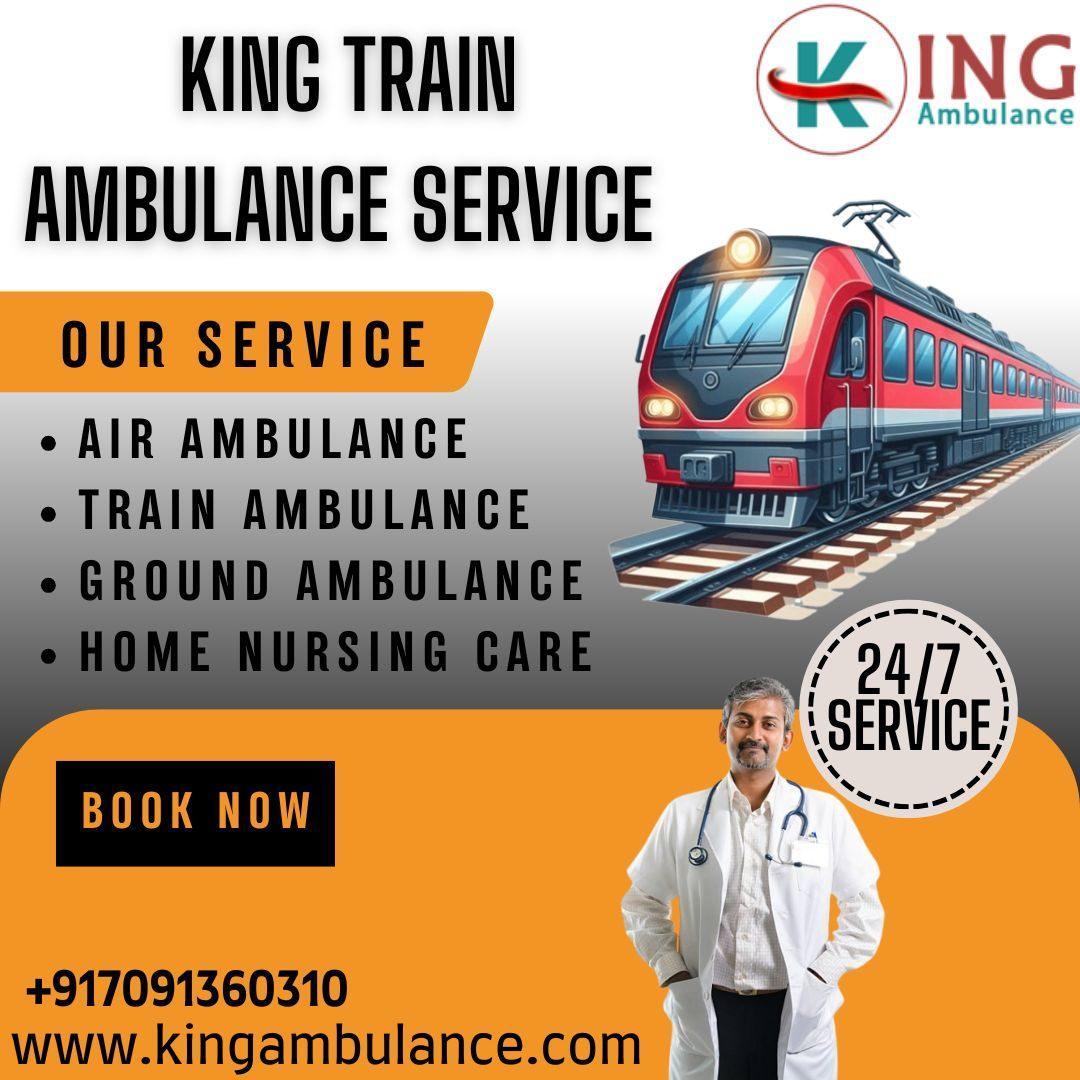 King Train Ambulance Service in Mumbai provides special care to injured patients