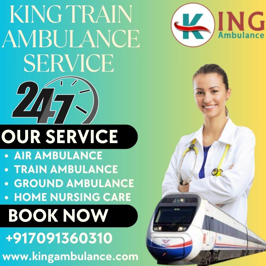King Train Ambulance Service in Ranchi takes the patient to the health center 