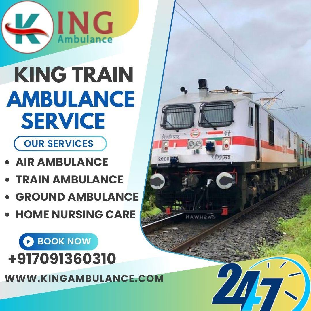 King Train Ambulance Service in Raipur gives you the best experience of doctors