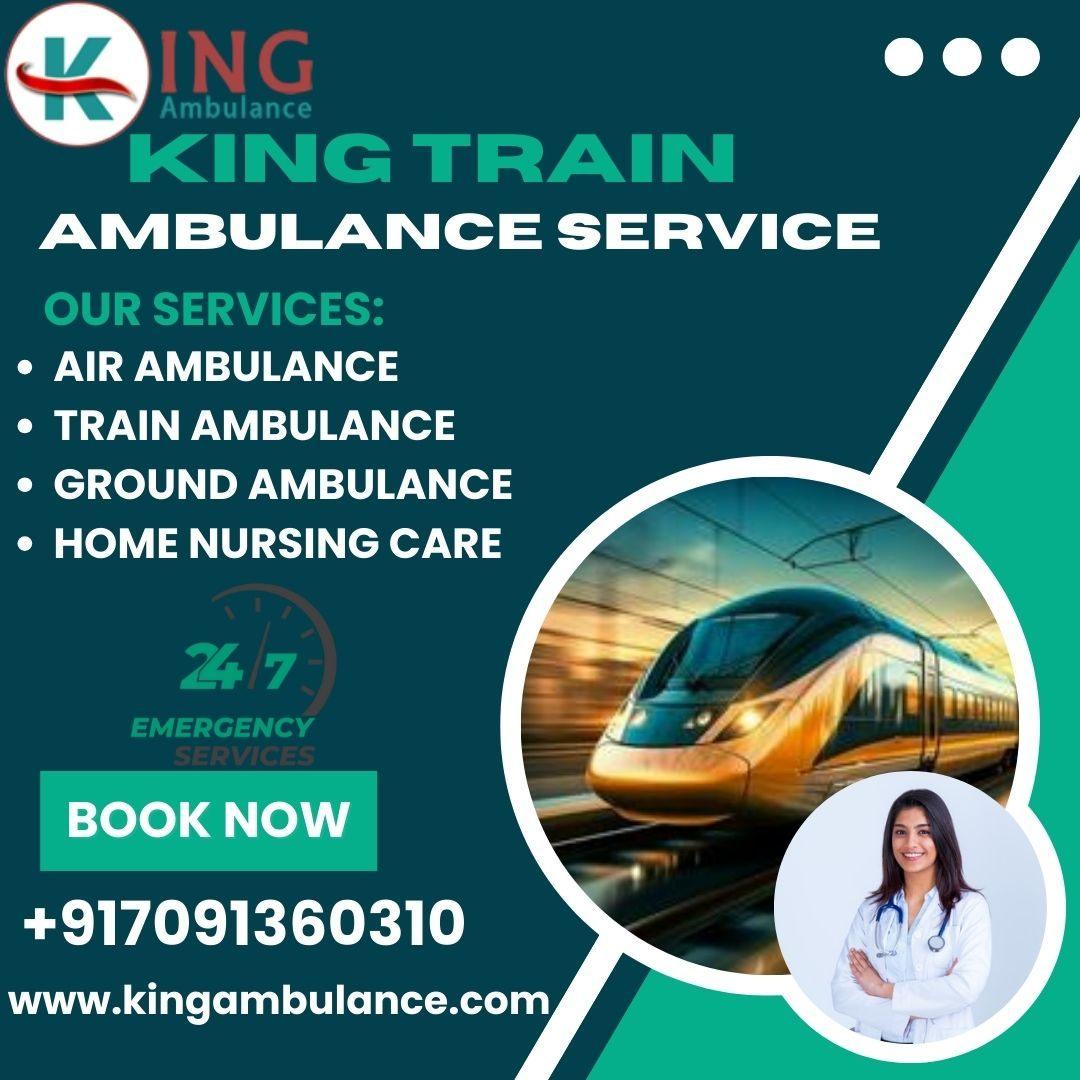King Train Ambulance Service in Bhopal transports people to health centers