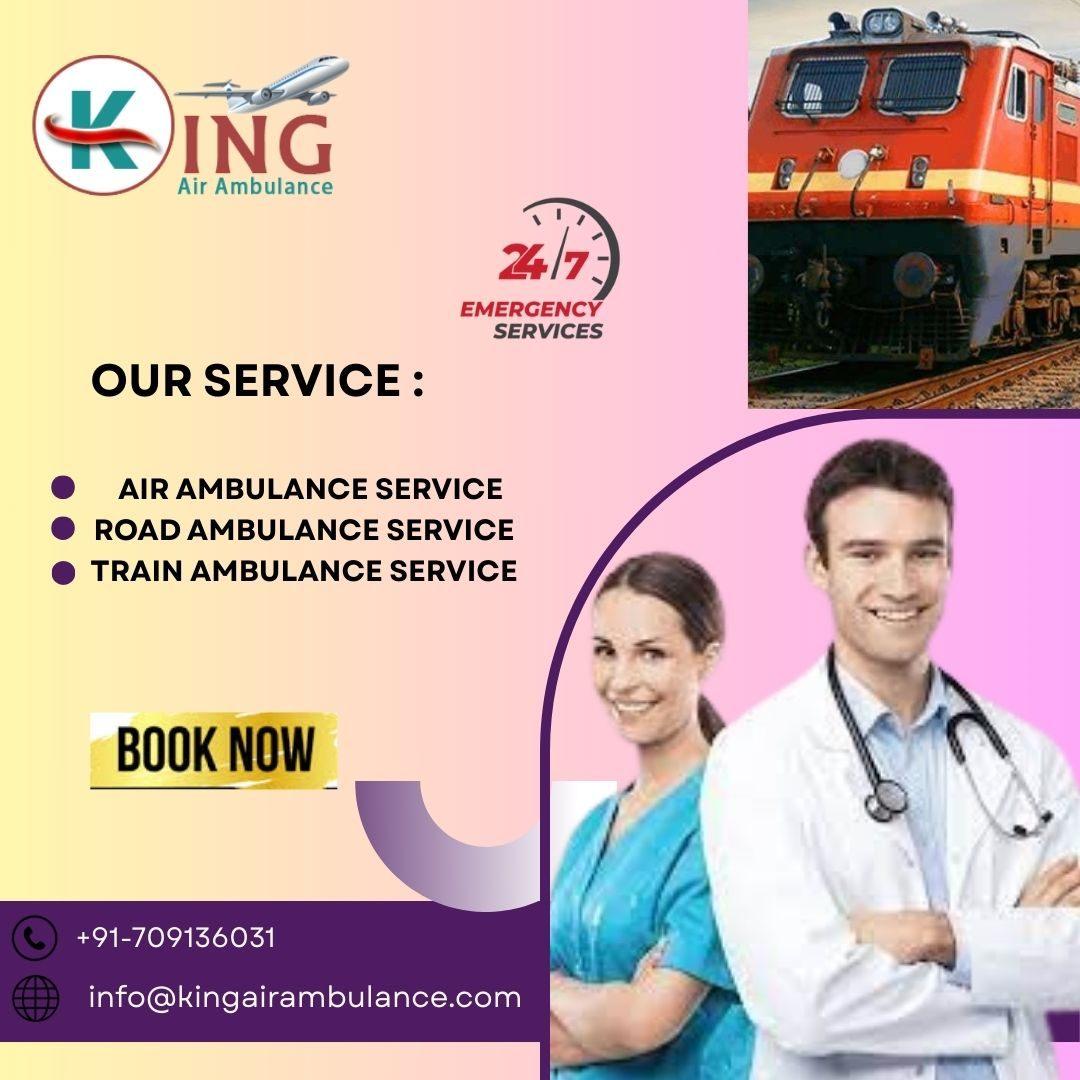  King Train Ambulance in Bangalore manages long distance cases in  safe manner