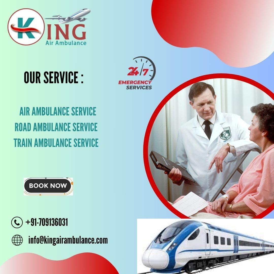 King Train Ambulance in Delhi provides safe transportation to the sanitarium 