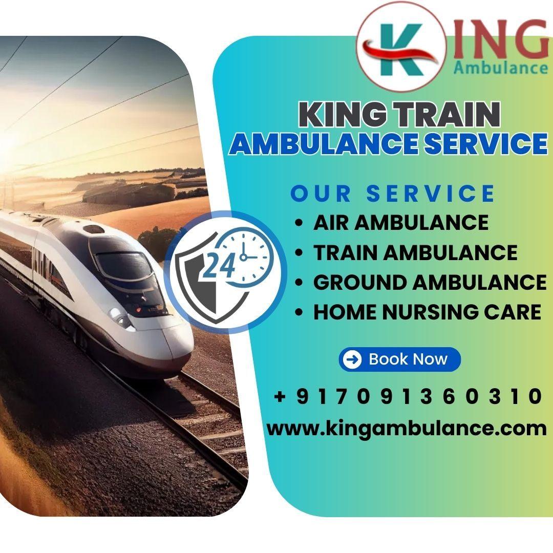 King Train Ambulance Service in Lucknow provides easy access to health centers