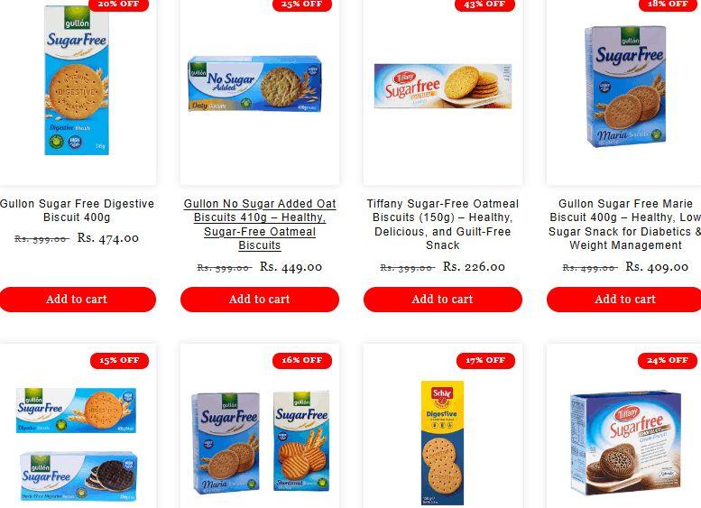 Gullon Sugar Free Biscuits 