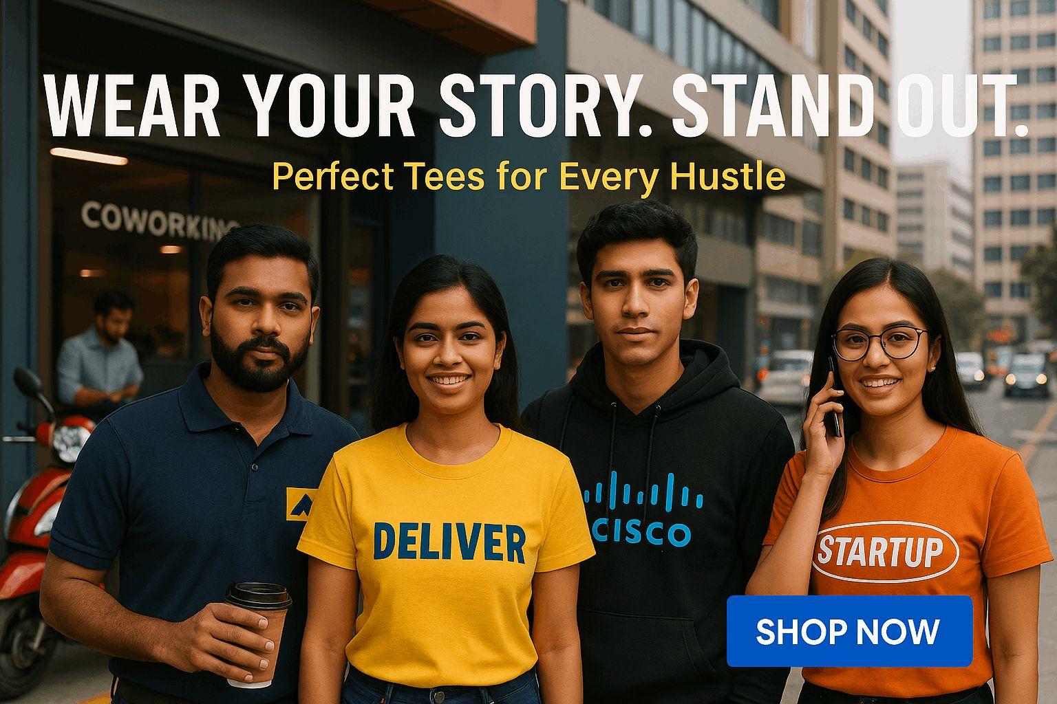 Trendy Graphic Tees & Custom Printed Apparel