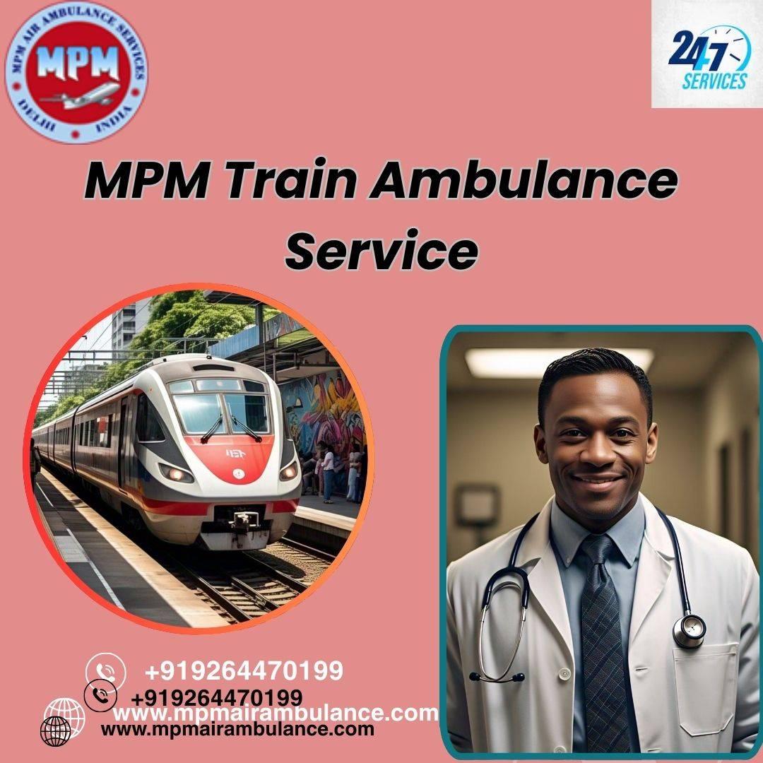 MPM Train Ambulance transfers the patient in Guwahati without any problems