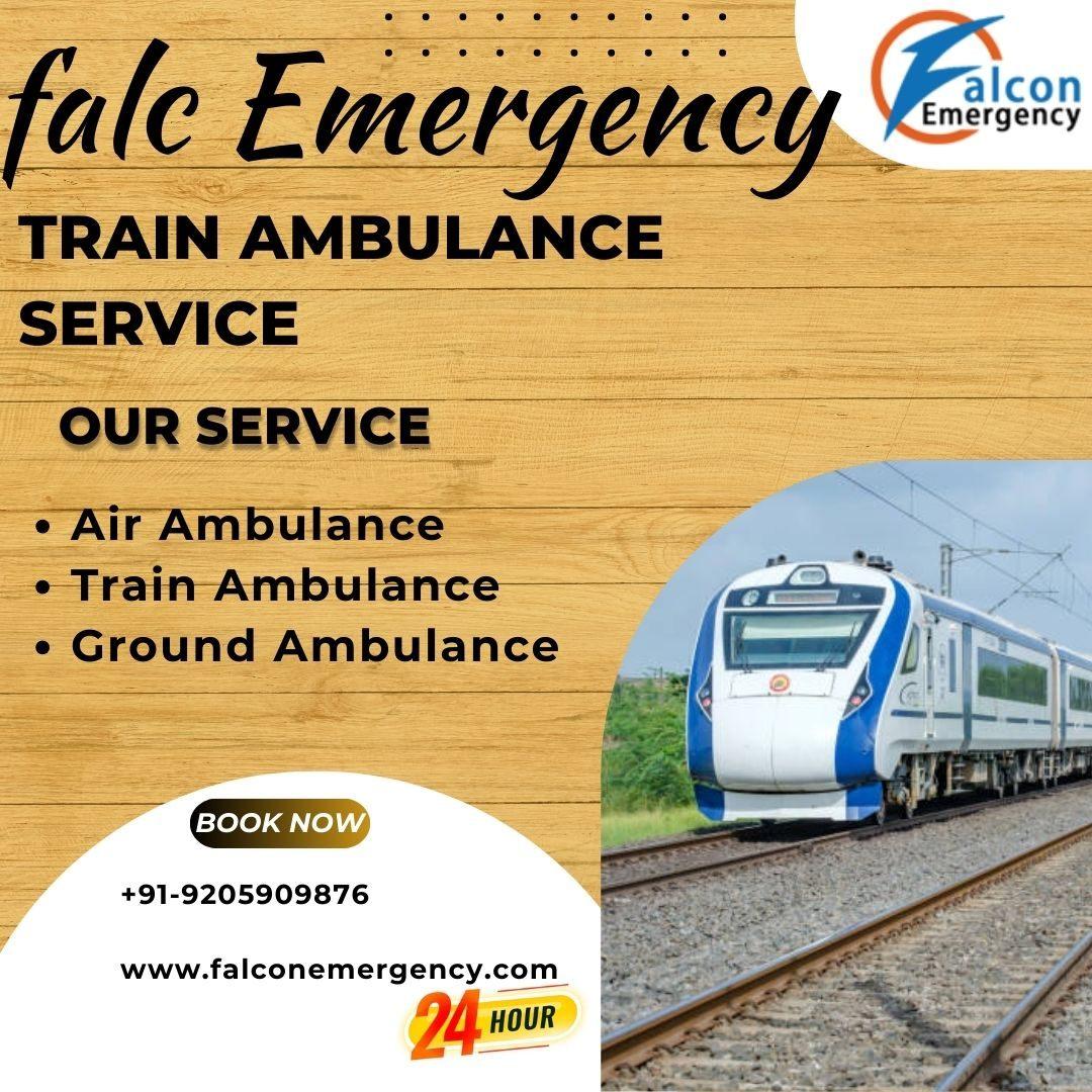 Book a FALC Emergency Train Ambulance Comfortable Medical Transport in Dibrugarh