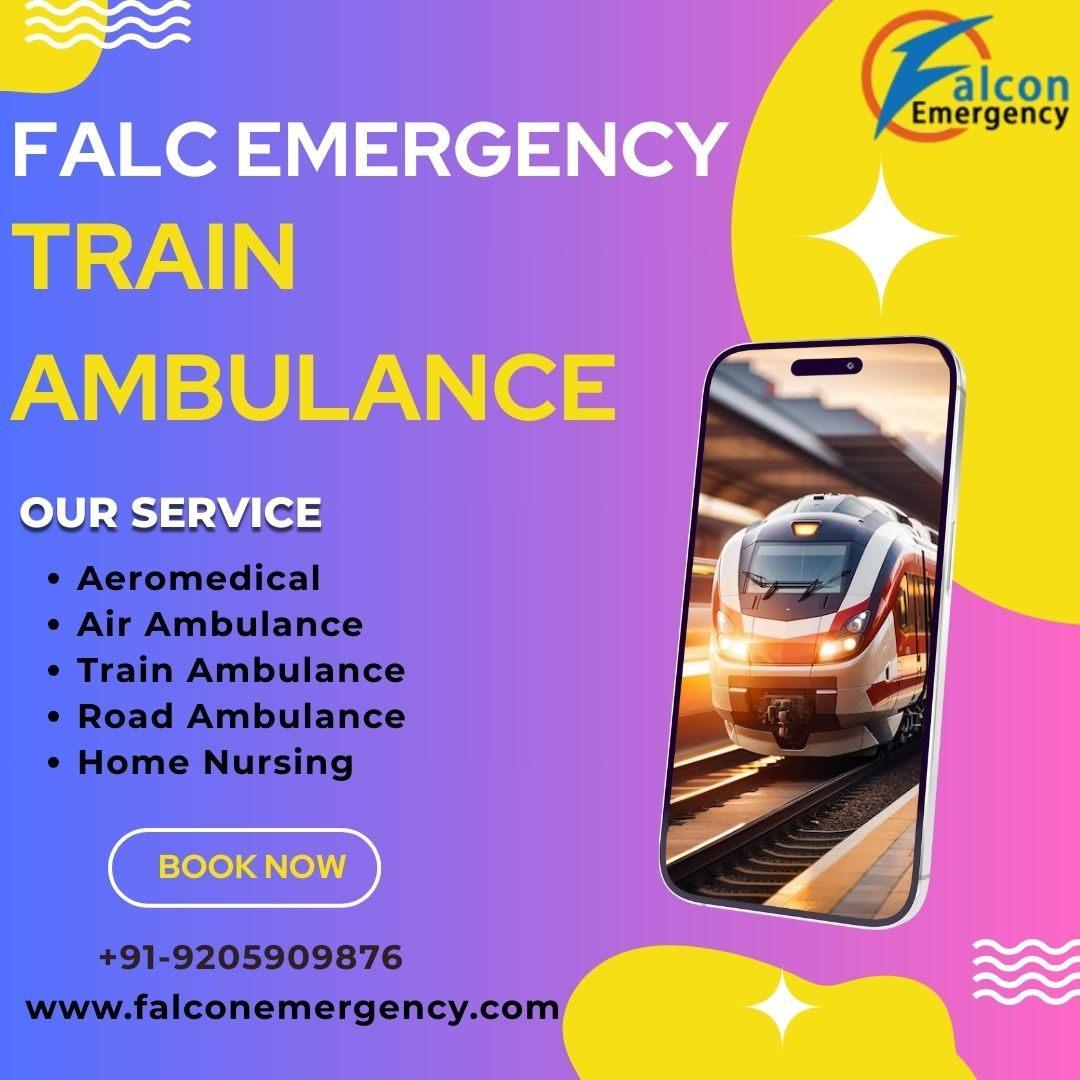 Opt for the FALC Emergency Train Ambulance in Jaipur for patient transfer