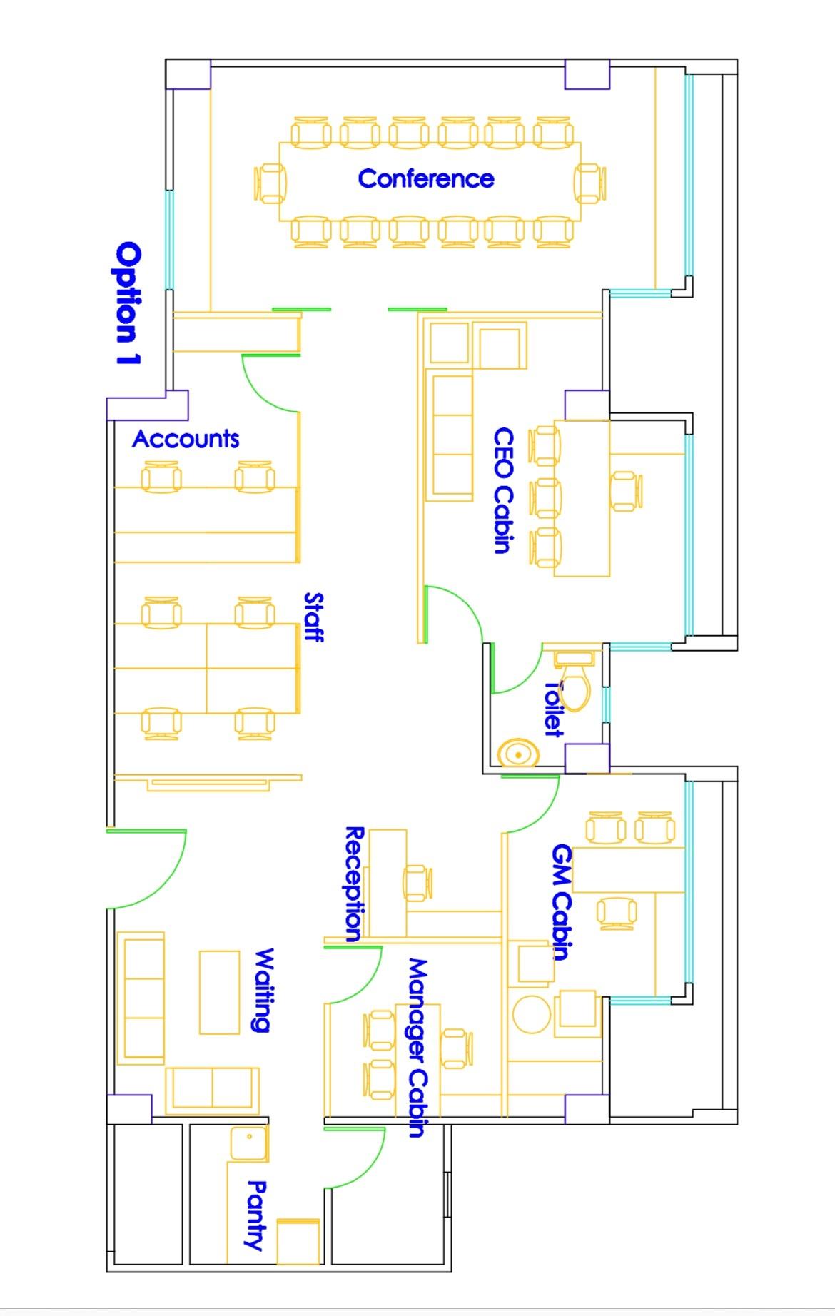 Safal prelude office to give on rent in Ahmedabad 