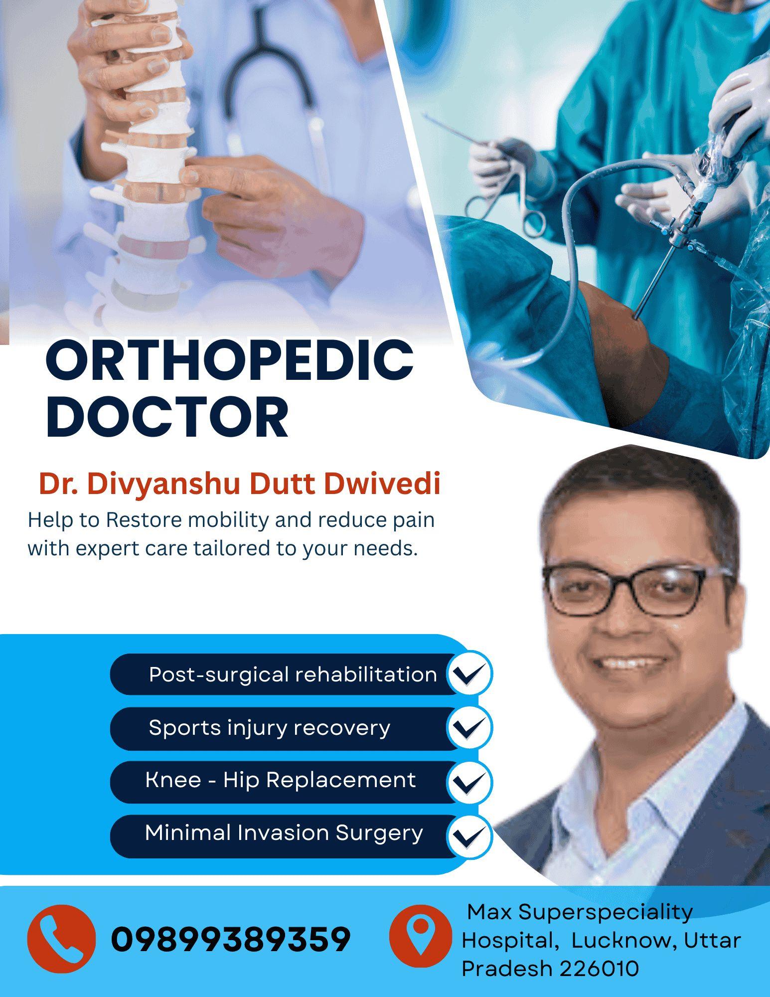 Get Expert Bone & Joint Care Best Orthopedic Doctor in Lucknow