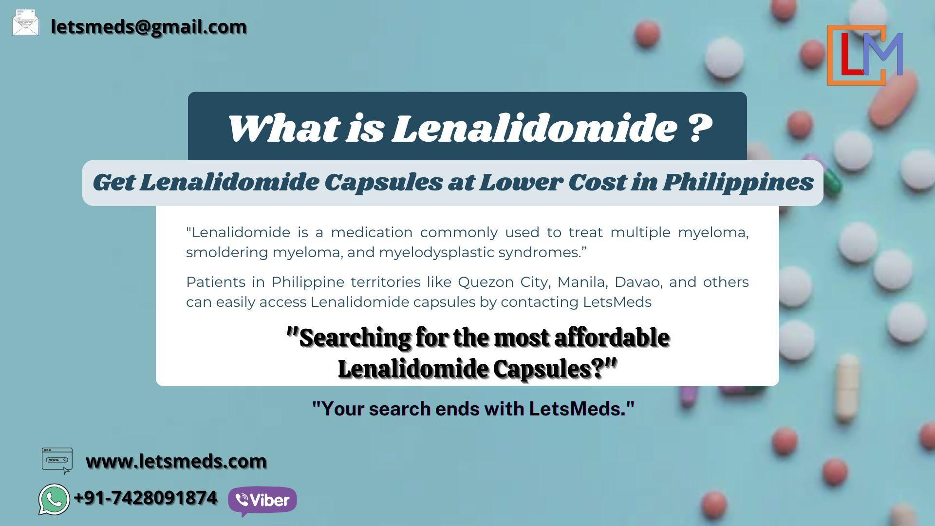 Lenalidomide Capsules Cost Online Manila