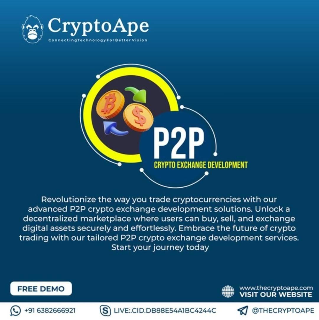 Advanced P2P Cryptocurrency Exchange Development for Instant Launch