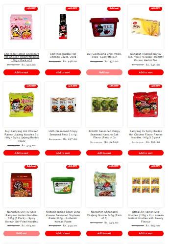 Buy Korean Food Online All Your Favourites in One Place
