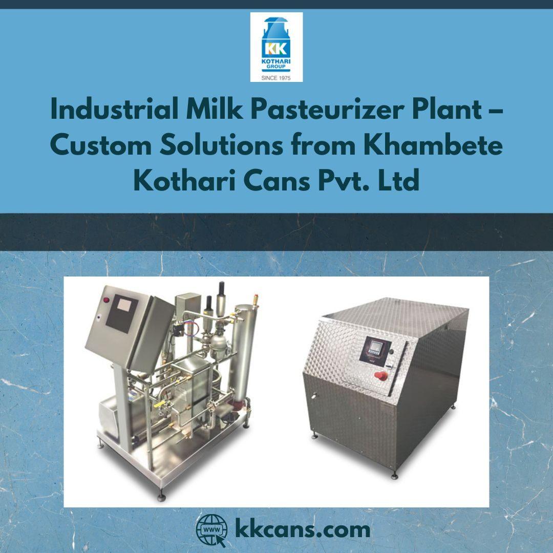 Industrial Milk Pasteurizer Plant  Custom Solutions