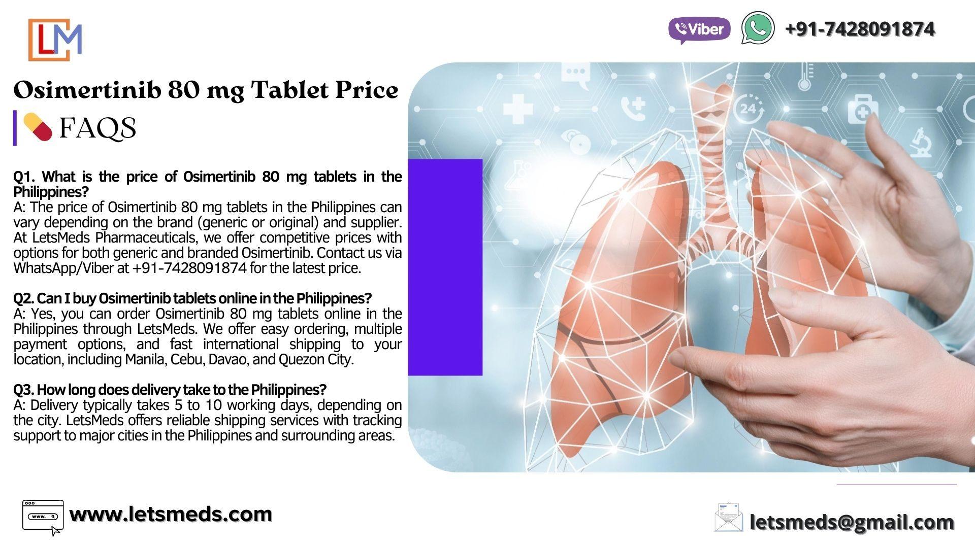 Osimertinib Tablet Presyo Online Manila Philippines