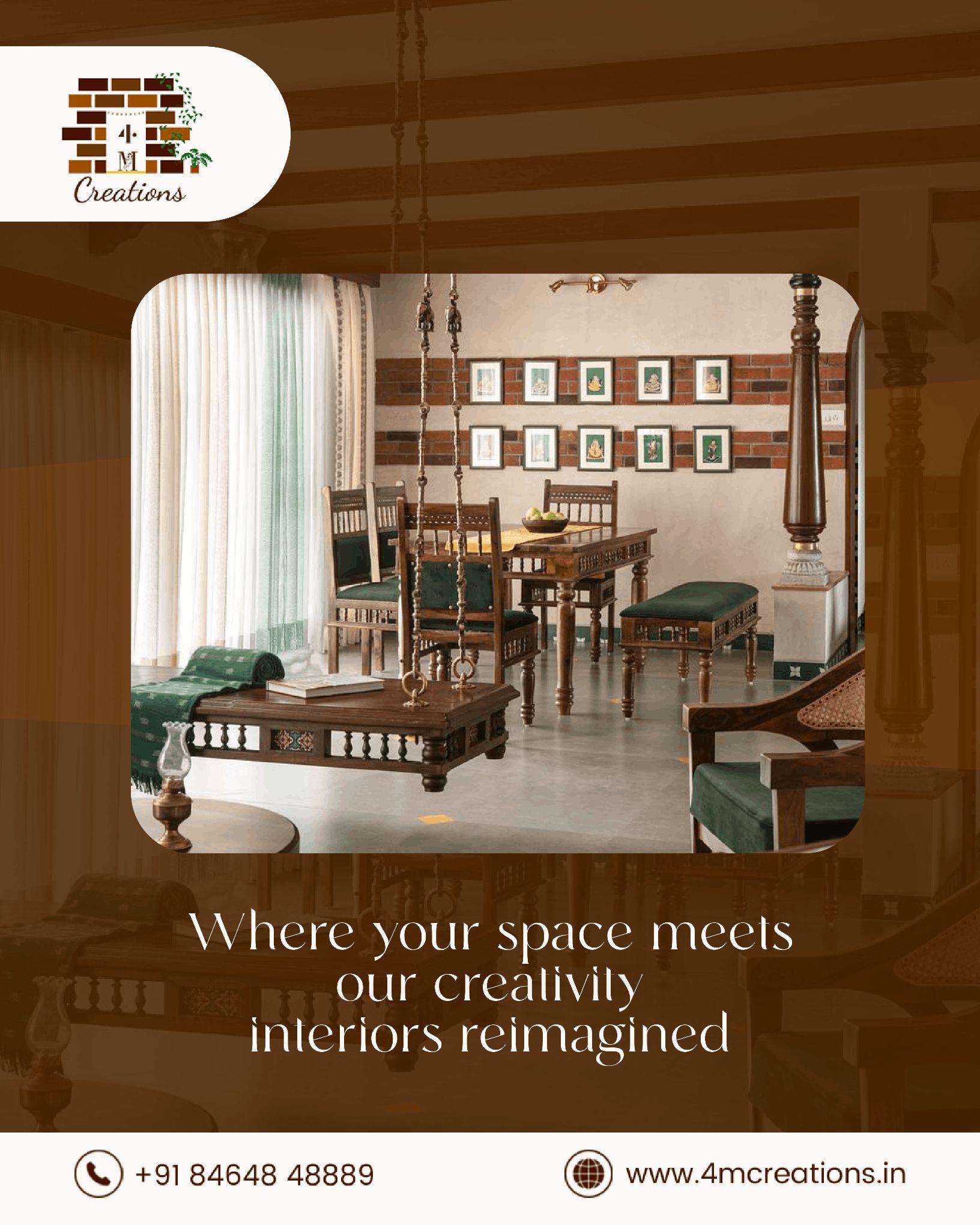 Elegant Interiors Reimagined by 4M Creations