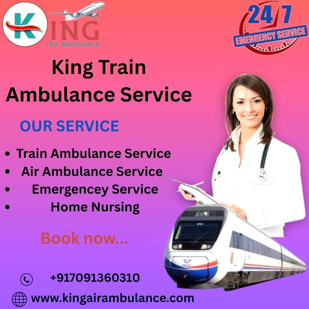 King Train Ambulance service in Nagpur available 24 hours for our patients