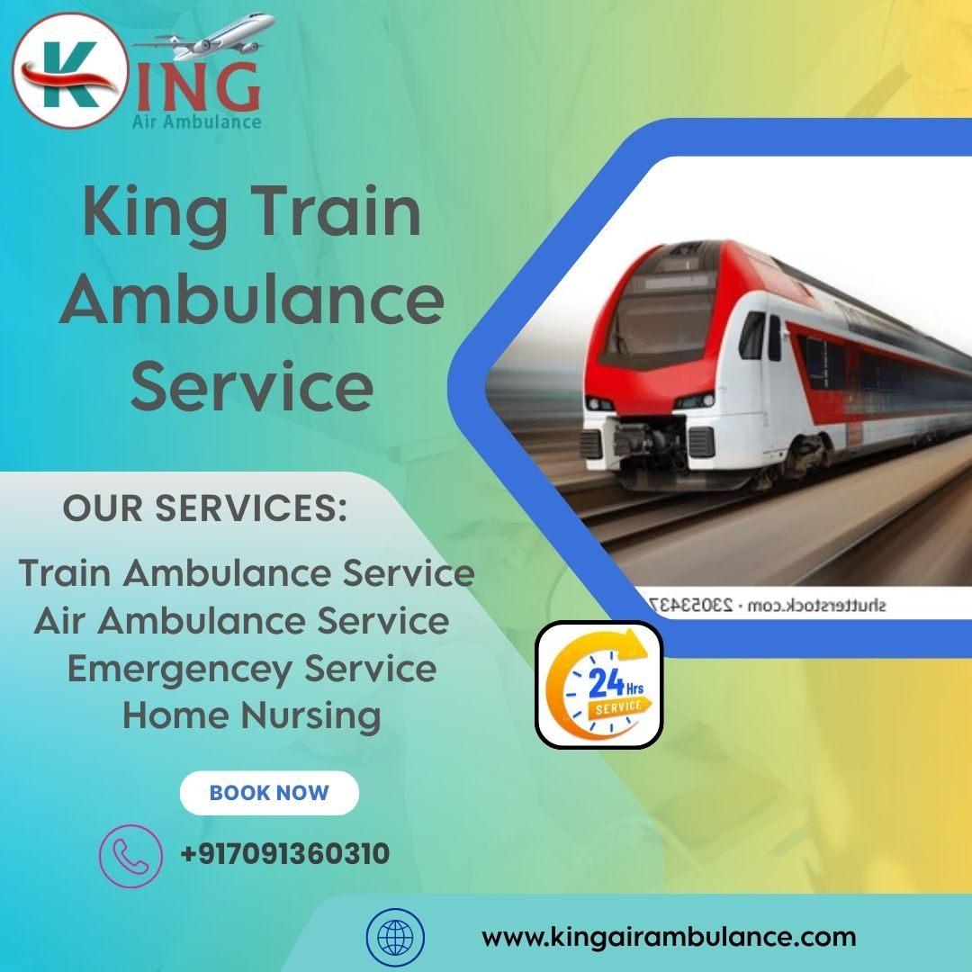  King Train Ambulance in Gorakhpur provides best healthcare while travelling