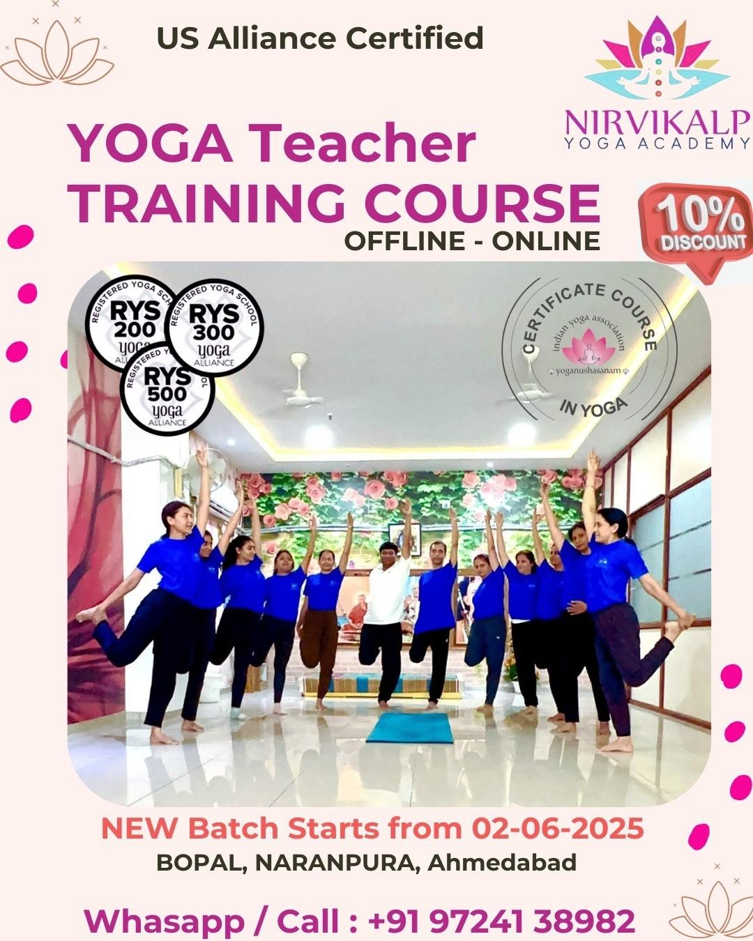Nirvikalp Yoga Academy | Yoga Teacher Training Course in Ahmedabad