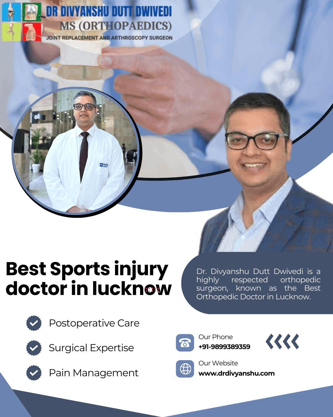 Dr. Divyanshu Dutt Dwivedi | Best Sports Injury Doctor in Lucknow 