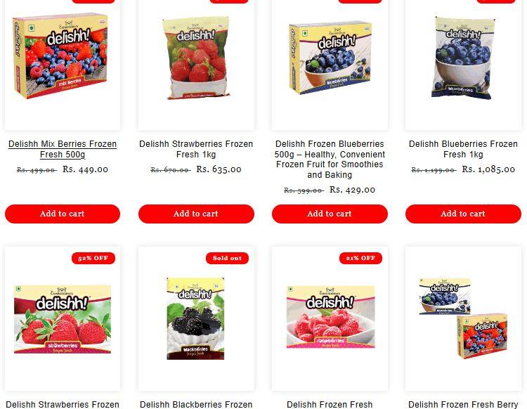 Buy Berries Online at LuckyStore.in Fresh, Handpicked & Organic