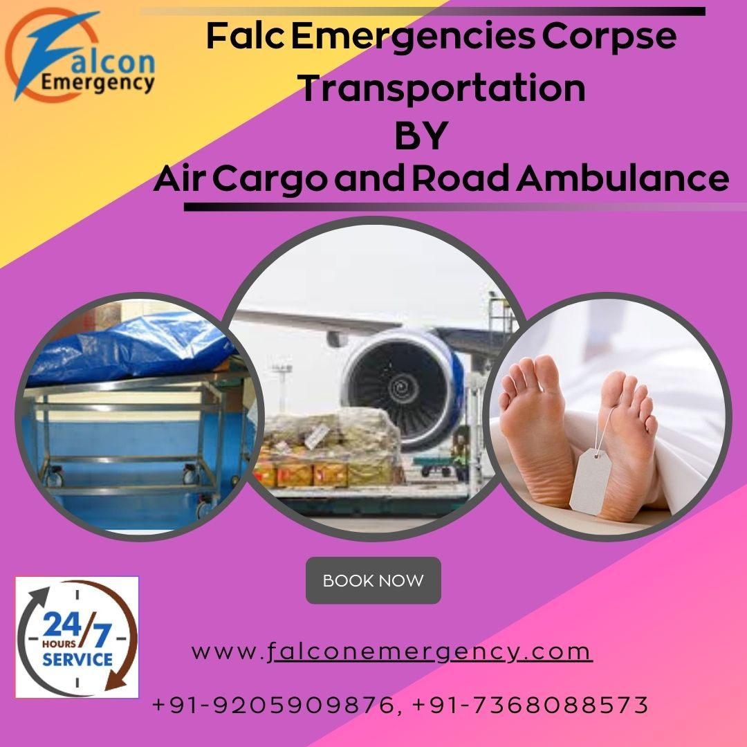 FALC Emergency Aims to Take Care of Patient in Hyderabad in  Dead Body Ambulance