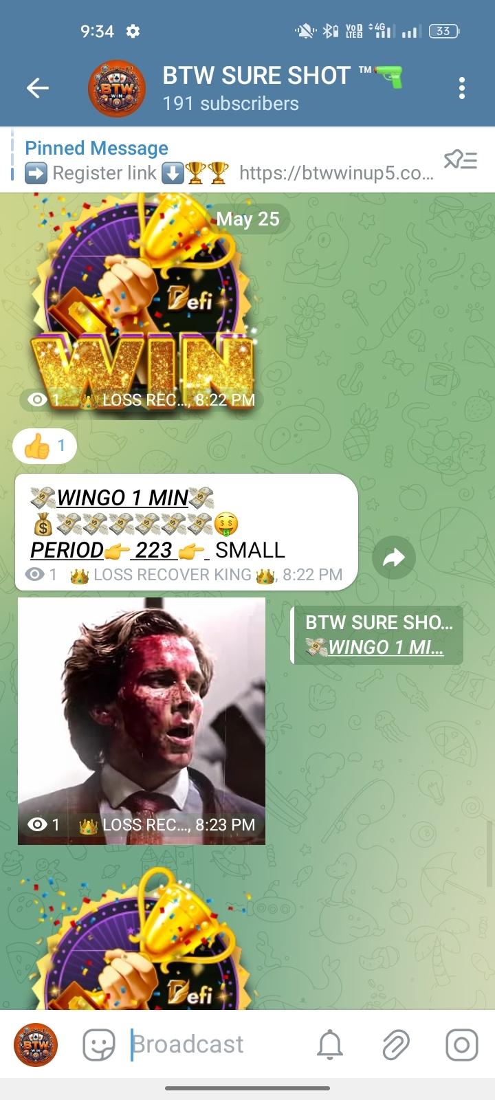 COLOUR PREDICTION LOSS RECOVERY 